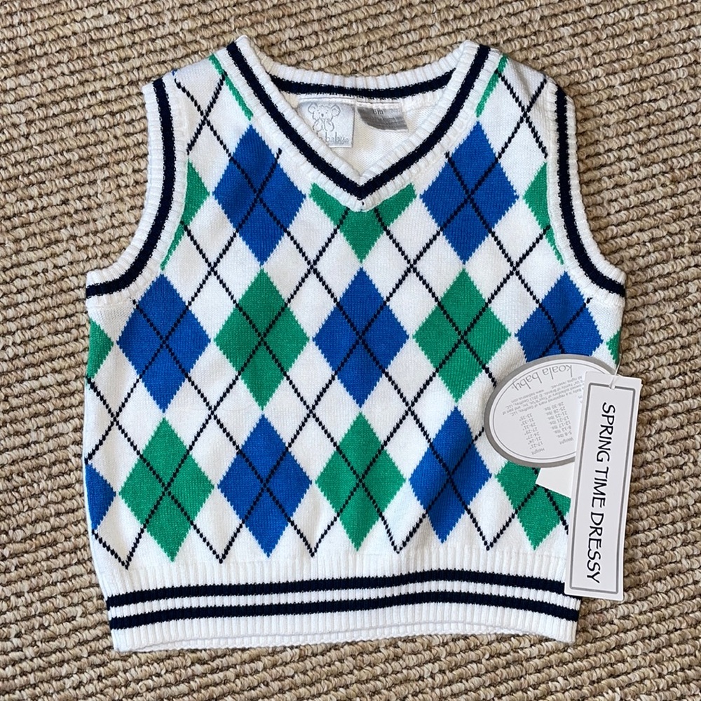 NWT Koala Baby Springtime Dressy Vest